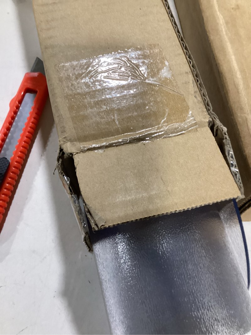 Condition photo showing Good Condition for kuyal clear chair mat for hardwood floor 30 x 48 inches transparent floor mats wood/tile protection mat for office & home (30" x 48" rectangle) 30" x 48" rectangle clear
