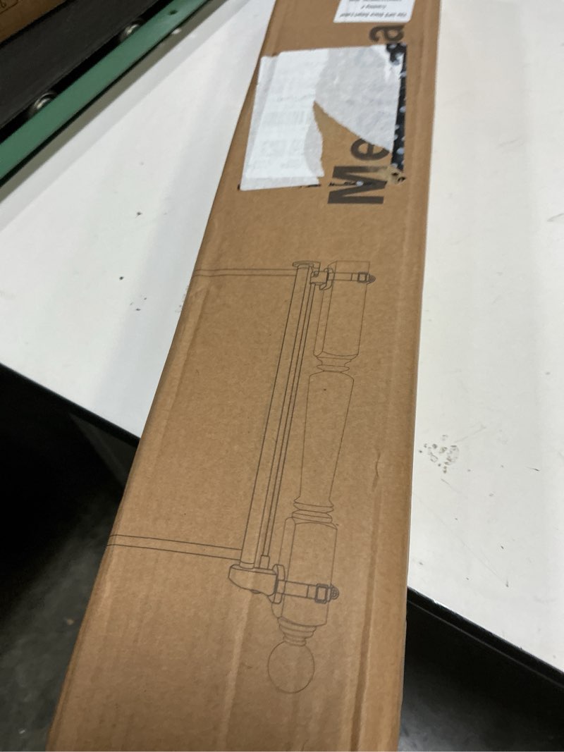 Condition photo showing New/Like New for upgraded retractable baby gates for stairs & banister, mesh dog gate indoor, extends to 55" wide 33" tall, child safety gate for stairway, banister & wall mount (white) white 33" tall x 55" wide