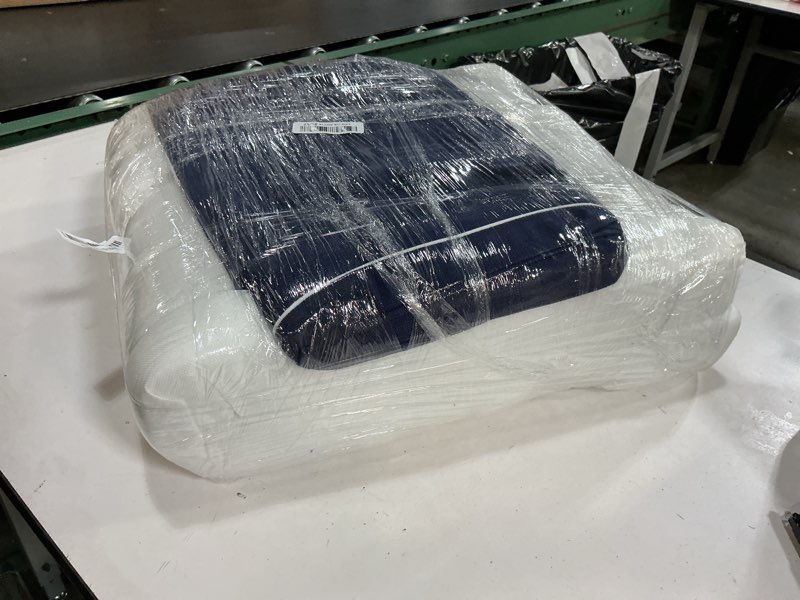 Condition photo showing As Is for miulee navy outdoor bench cushion 42x18x3 inch waterproof 3-year color fastness patio furniture cush