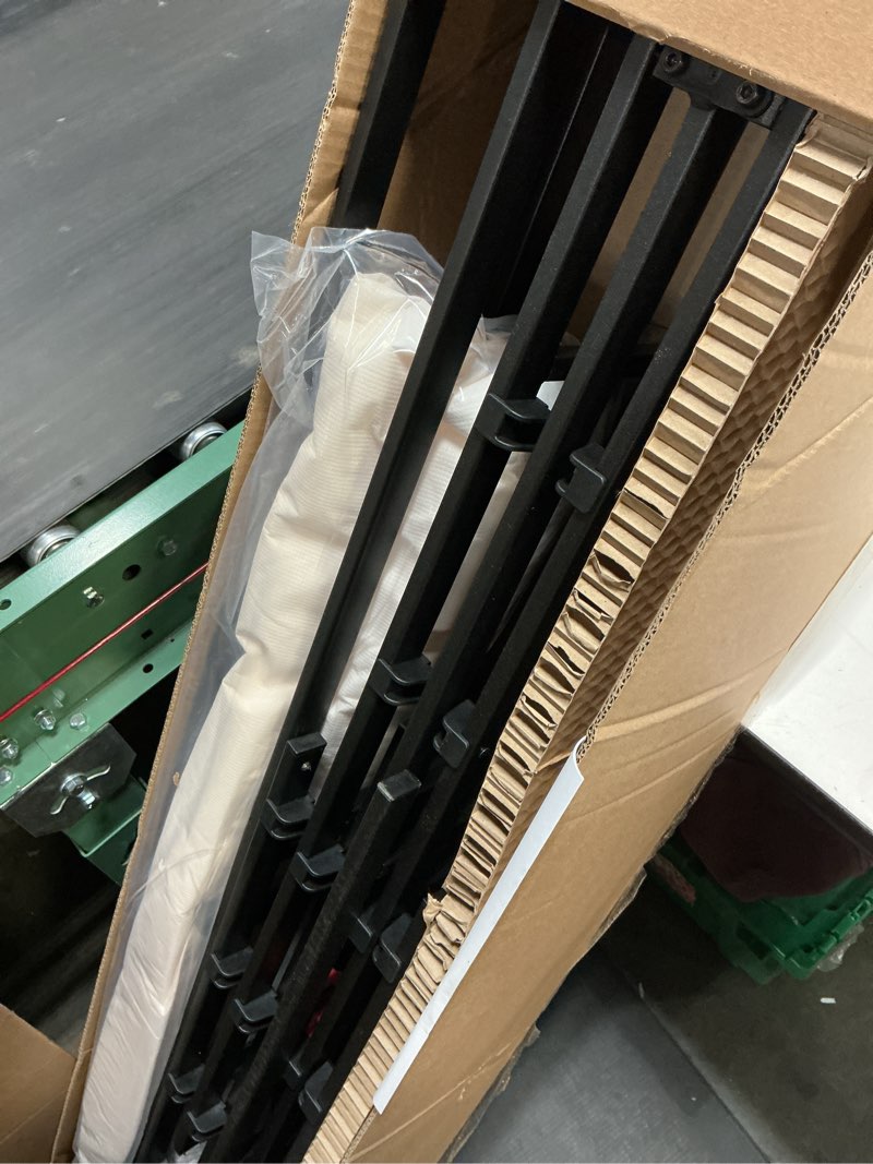 Condition photo showing New/Like New for Amazon Basics Smart Box Spring Bed Base, 7-Inch Height Mattress Foundation, Tool-Free Easy Assembly, Full, 74"L x 53"W x 7"H, White Full(74"L x 53"W) 7-Inch Height