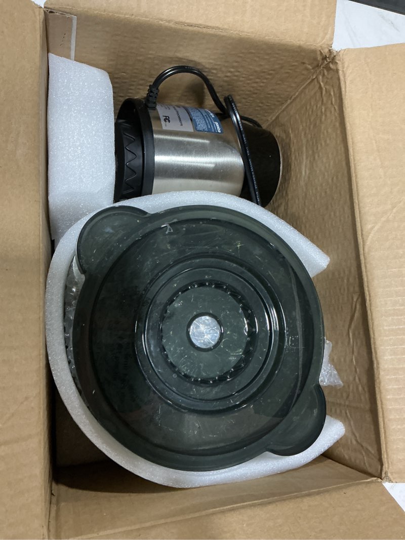 Condition photo showing Good Condition for ganiza food processors, electric food chopper with meat grinder & vegetable chopper - 2 bowls (8 cup+8 cup) with powerful 450w copper motor - includes 2 sets of bi-level blades for fruits/meat/nuts black
