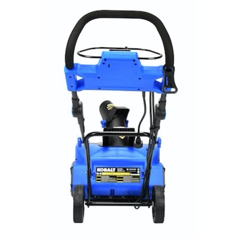 kobalt 21-in single-stage push corded electric snow blower