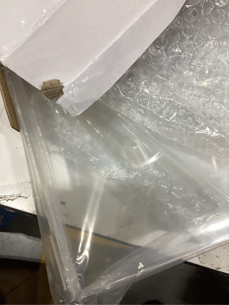 Condition photo showing New/Like New for HBlife 6 Pack Closet Organizers and Storage, Clear Shelf Dividers, Vertical Purse Organizer for Closet Perfect for Sweater, Shirts, Handbags in Bedroom and Kitchen, Acrylic Bookshelf for Organization Clear 6 PCS