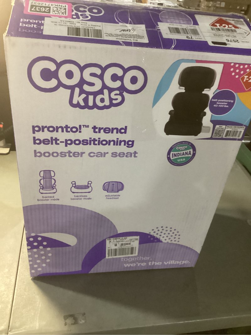 Condition photo showing Good Condition for cosco kids finale dx 2-in-1 booster car seat, forward facing toddler car seat (40-65 lbs) and belt positioning high back booster (40-100 lbs), dusk