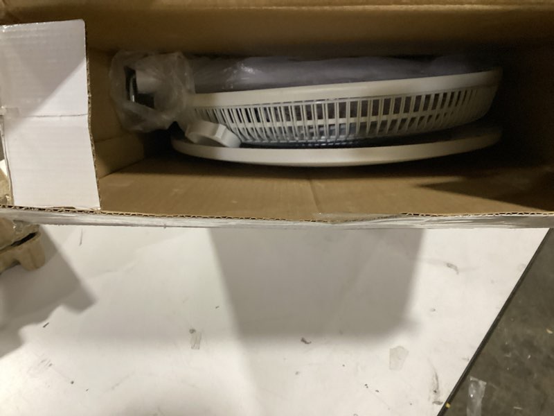 Condition photo showing Good Condition for BLACK+DECKER 16" Stand Fan with Pedestal Base, Height Adjustable Pedestal Fan with Remote and Touch Control Panel, Free Standing Fan with 90-Degree Oscillating and 3-Speed Settings, White