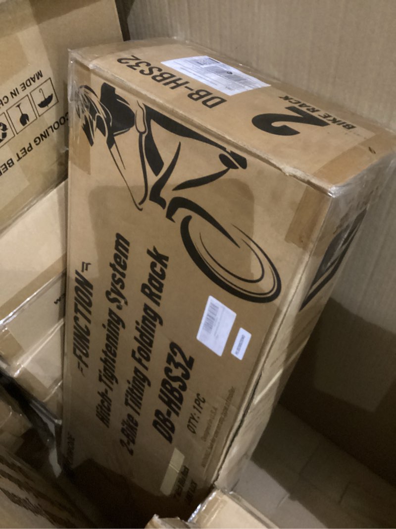 Condition photo showing New/Like New for FORWODE Hitch Mount Bike Rack Fits 2 X 80 lbs Bicycle, Platform Bike Rack for Car SUV Truck, Qucik Released, Foldable Wobble Free, Locking Hitch,Fat and Standard, 2 Inch Receiver C- Standard Pro Edition