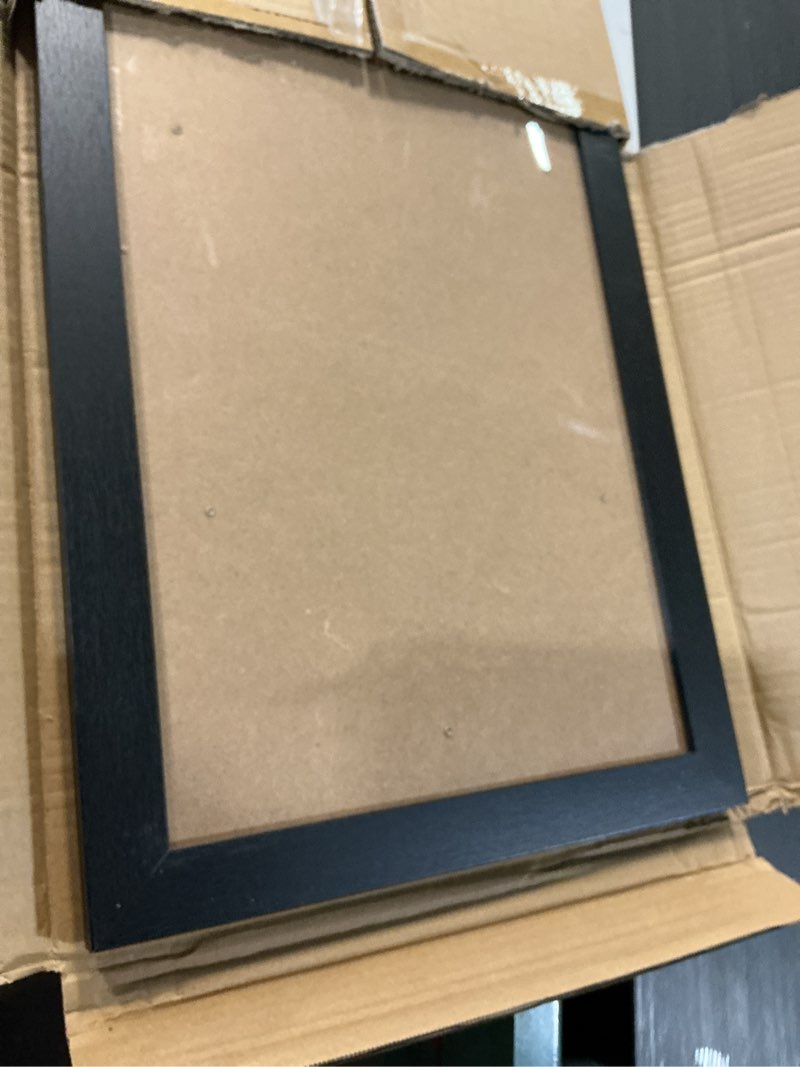 Condition photo showing New/Like New for 3x3 picture frame black for tabletop, 3 x 3 square photo frame with shatter resistant plexiglass, sturdy 3 by 3 poster frame, black black 3x3 inch