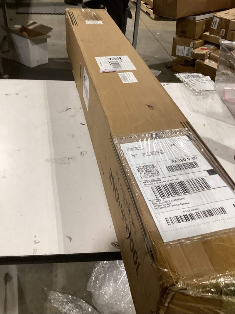 Condition photo showing Good Condition for Large Front Door Mat, 48" x 72" Heavy Duty Outdoor Indoor Mats to Trap Dirt and Moisture, Non-Slip Waterproof Doormat Inside Entrance, Washable Welcome Mats for Home Entryway?Black? 4' x 6' (Rectangular) Black Texture