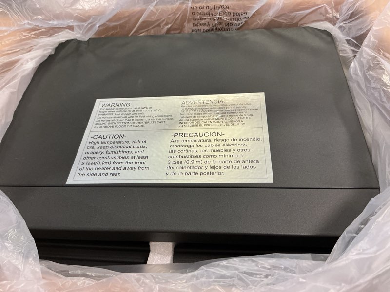 Condition photo showing Good Condition for Utilitech 7500 -Watt (Upto) with Thermostat 