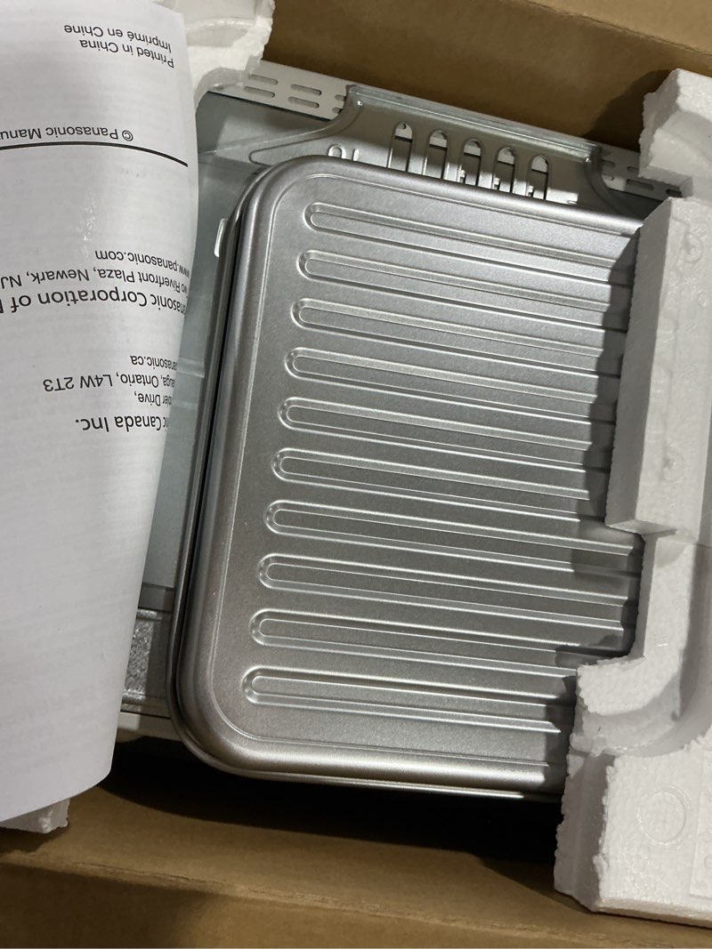 Condition photo showing As Is for toaster oven - white