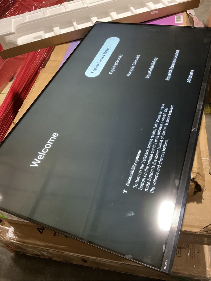 Condition photo showing New/Like New for working verified sony bravia 2 ii 55 inch 4k ultra hd led smart tv with google tv and exclusive features for playstation®5 (k-55s20m2), 2025 model