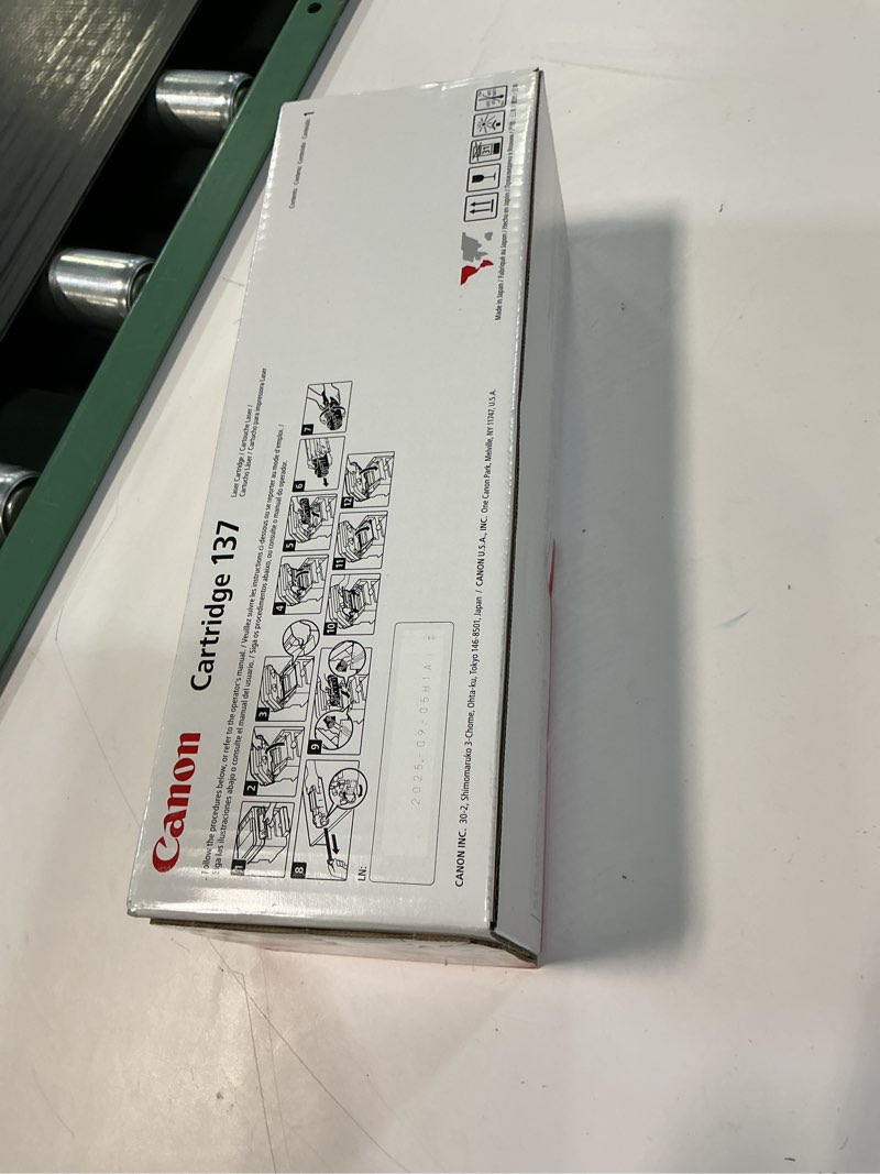 Condition photo showing New/Like New for canon genuine 137 black toner cartridge compatible with lbp151dw, mf210 series, mf220 series, mf230 series, mf240 series, d570 1 pack