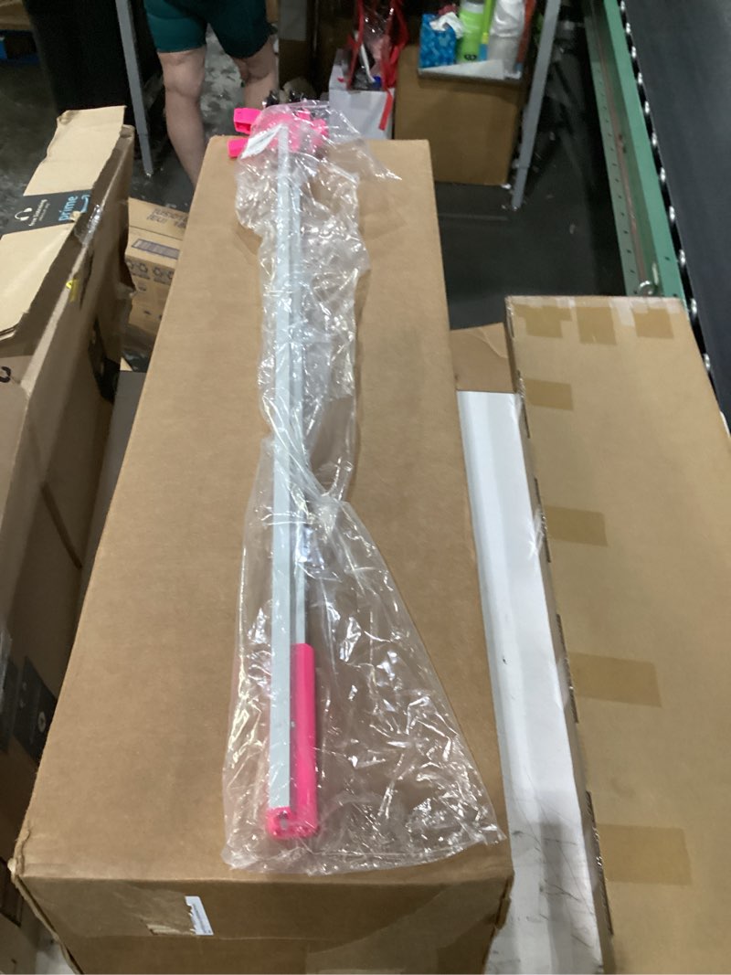 Condition photo showing Good Condition for pink not purple luxet reacher grabber tool x-long 80\" aluminum suction cup jaw, foldable lightweight reacher grabber pickup tool, gripper grabbers for elderly grab it reaching tool trash picker grabber (pink)