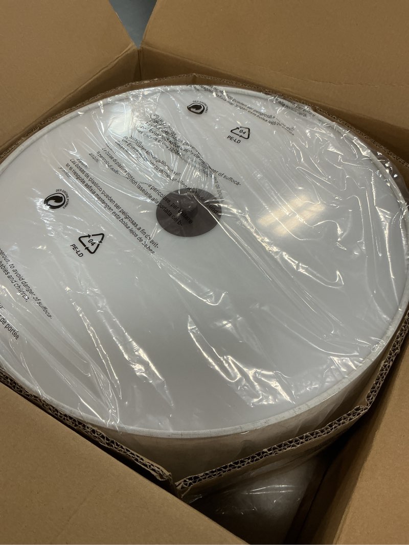 Condition photo showing Good Condition for bargeni semi flush mount ceiling light fixture,16 inch drum flush mount ceiling light,modern light fixtures ceiling mount with oil rubbed bronze finish,semi flush ceiling light for bedroom,living room oil-rubbed bronze 16 inch