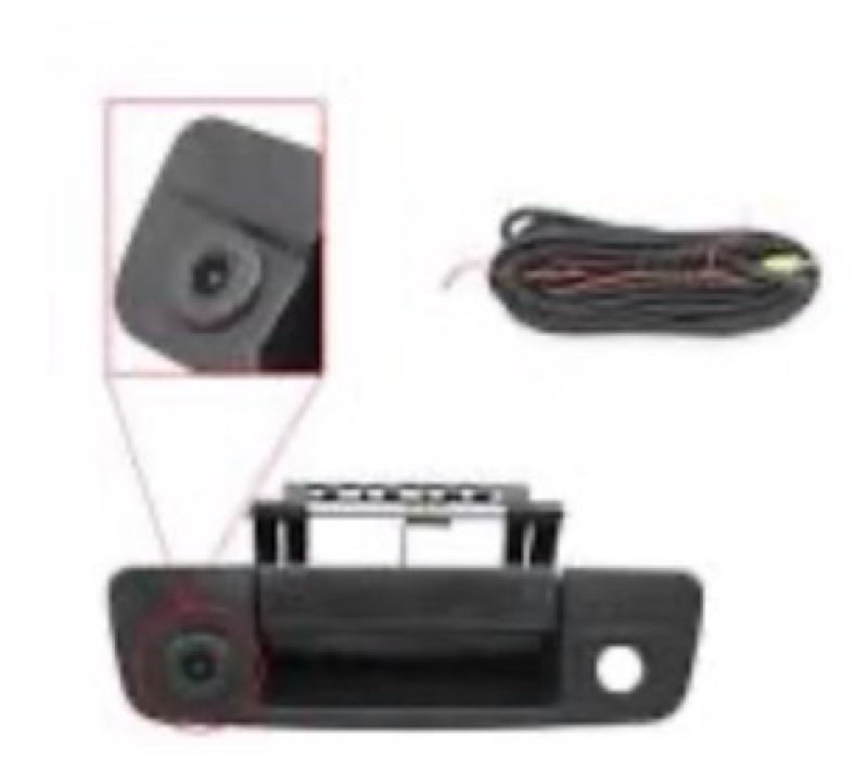 rear tailgate handle backup camera compatible with 2010-2018 dodge ram 1500 2500 3500 rear view reve