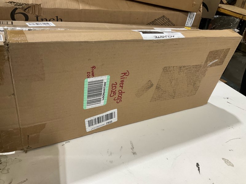 Condition photo showing As Is for acurite 75100c 18-inch large led clock with indoor temperature 18-inch red