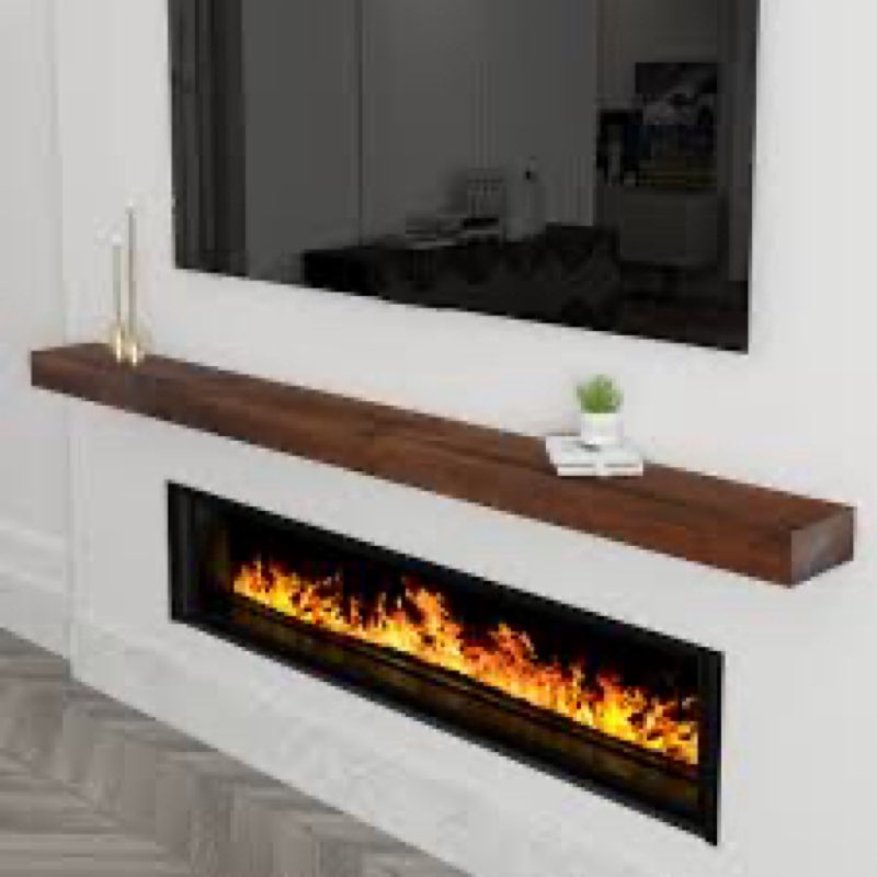 Motsinger Fireplace Mantel Shelf 72 inch 