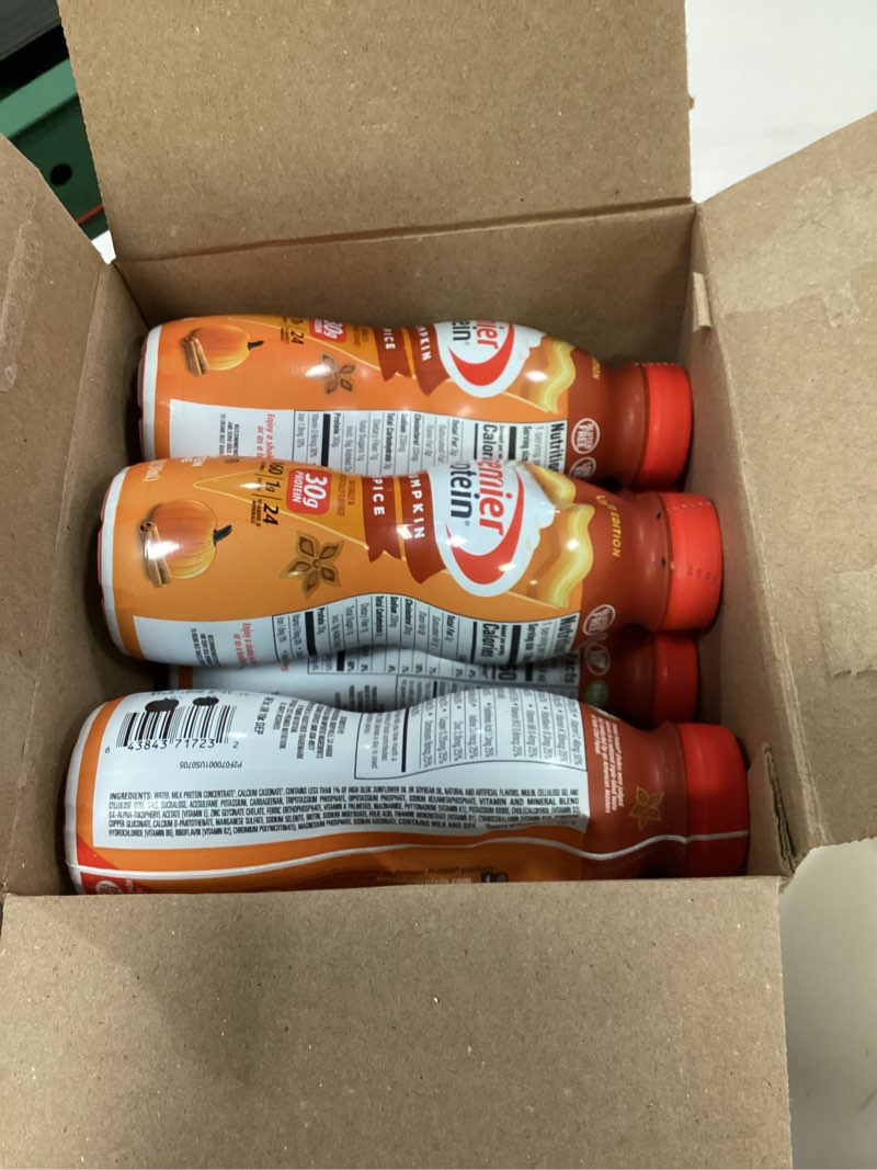 Condition photo showing New/Like New for (BB.31/AUG/2026) Premier Protein Shake Limited Edition Pumpkin Spice 30g 1g Sugar 24 Vitamins Minerals Nutrients to Support Immune Health 11.5 fl oz (Pack of 12)