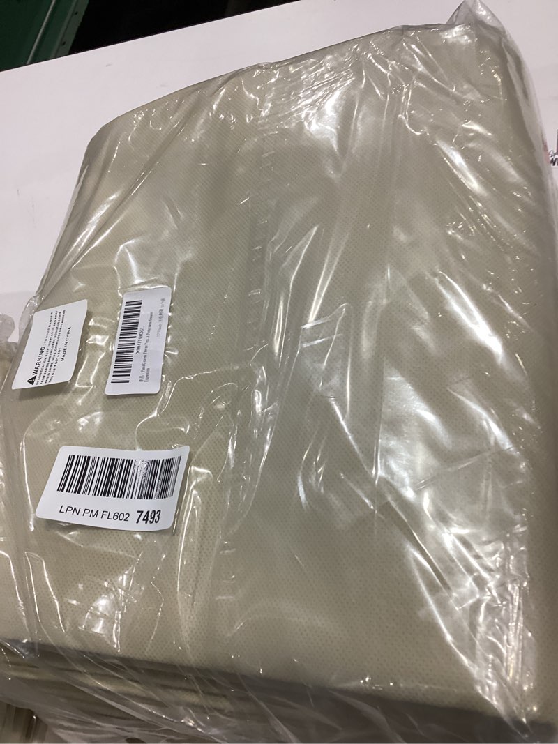 Condition photo showing Good Condition for plant covers freeze protection – 35" × 50" reusable plant protector bag with drawstring and zipper for plants trees shrub, frost jacket warm blanket for freeze frost protection season extension 35x50inch 10pcs beige