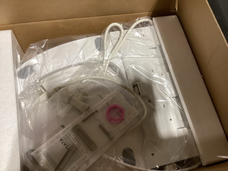 Condition photo showing New/Like New for Electric Bidet Toilet Seat, Warm Water with Air Dryer, Heated Seat and Slow Close Lid, Front and Rear Wash, LED Nightlight, Wireless Remote, Elongated, White, 101 Oval