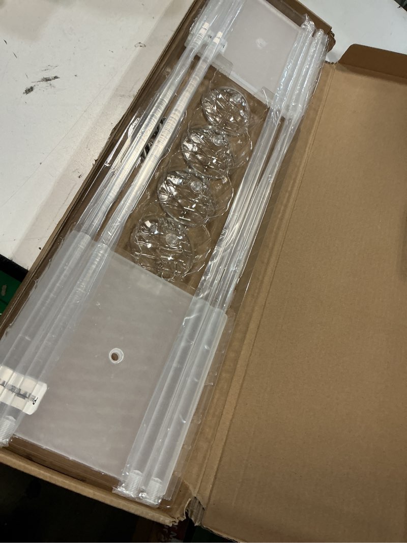 Condition photo showing Good Condition for tekxyz 23.6 inch height clear acrylic balloon stand for table centerpiece decoration, set of 4 23.6inch 4 pack