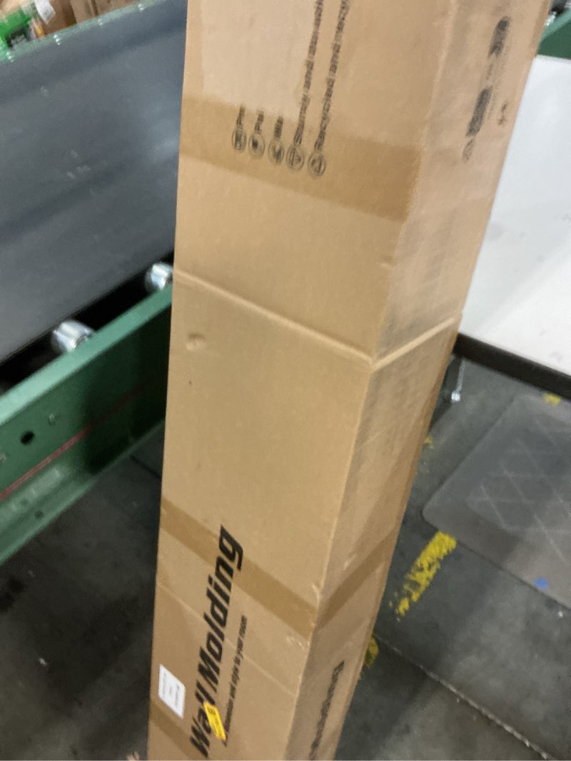 Condition photo showing New/Like New for art3d premade bilinear frame accent molding set, pre-cut decorative wainscoting panel for home décor, ready-to-assemble glue-on wall trim for living room bedroom corridor, 6 separate bilinear frame