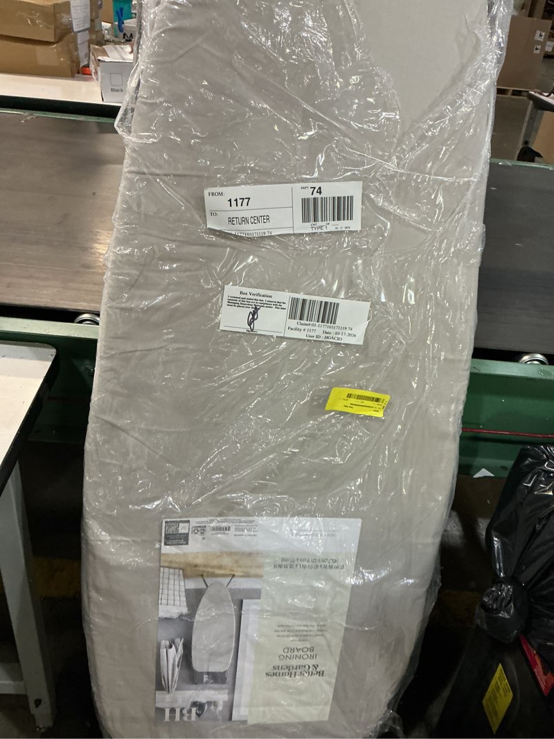 Condition photo showing Good Condition for better homes & gardens gray wide top freestanding ironing board