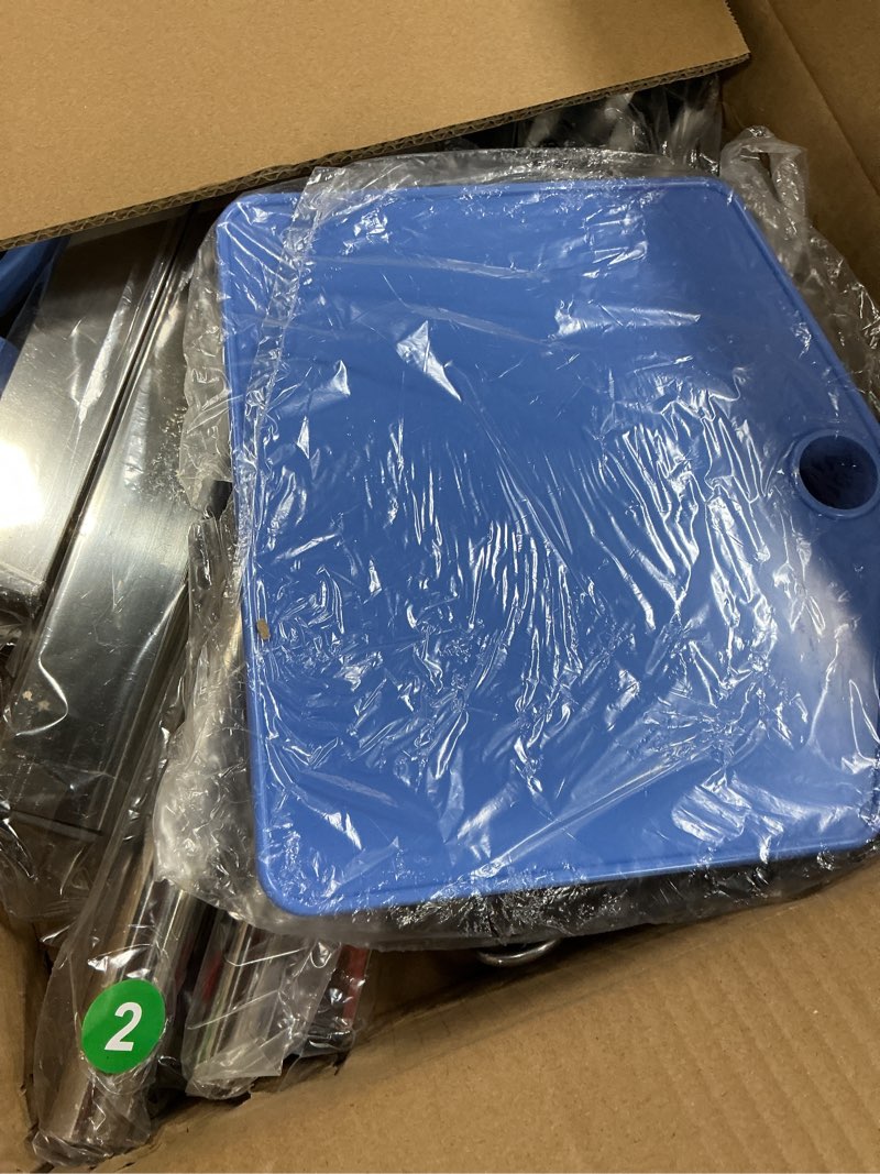 Condition photo showing New/Like New for IV Pole with Wheels Medical Portable IV Stand with 4 Hooks and Tray, 52.3“ to 70.8” Height Adjustable, IV Pole Stand for Hospital, Home and Outdoor Use A1