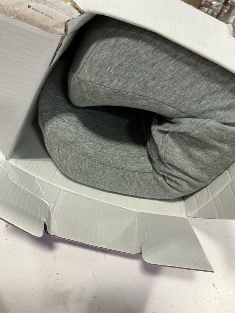 Condition photo showing As Is for c cushion lab patented pressure relief seat cushion for long sitting hours on office/home chair, car, wheelchair - extra-dense memory foam for hip, tailbone, coccyx, sciatica - light grey gray