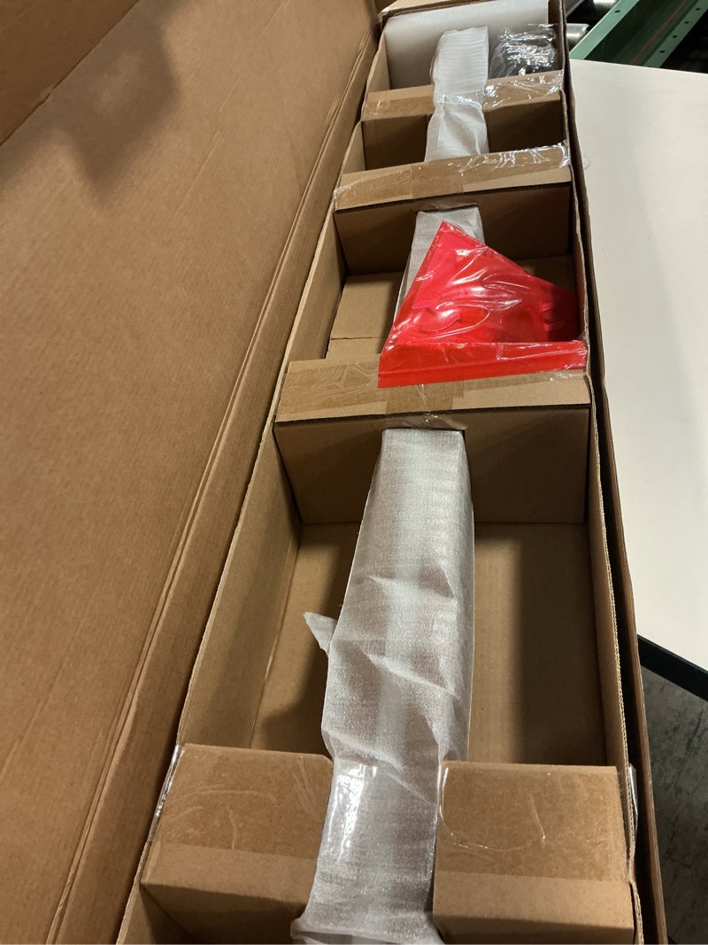 Condition photo showing New/Like New for EDISHINE Mid Century Modern Floor Lamp with Remote, Dimmable Wood LED Corner Lamp, Minimalist Standing Mood Lighting for Living Room, Bedroom, Office, 7 Color Temperature 2700K~6000K, 48.43"