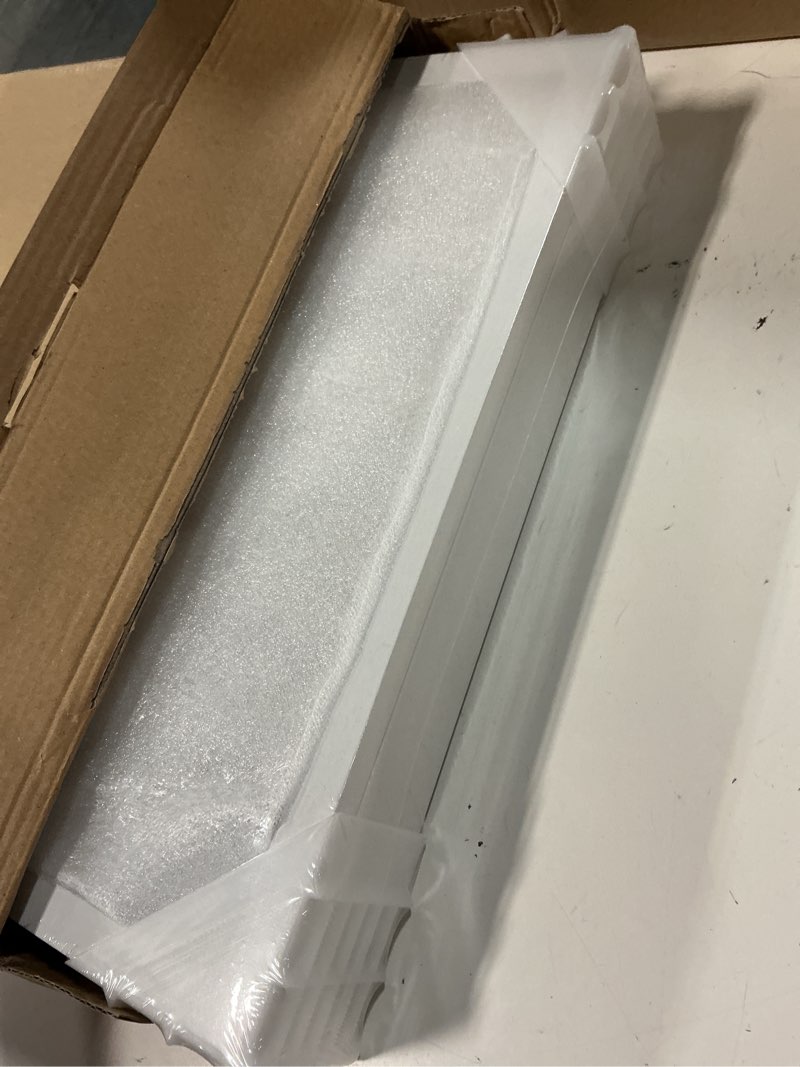 Condition photo showing New/Like New for 12x16 deep shadow box picture frame display case with linen back,thickened panel large white shadow memory box frame 12x16 for graduation items jersey t shirt flower craft memorial wall decor white 12x16