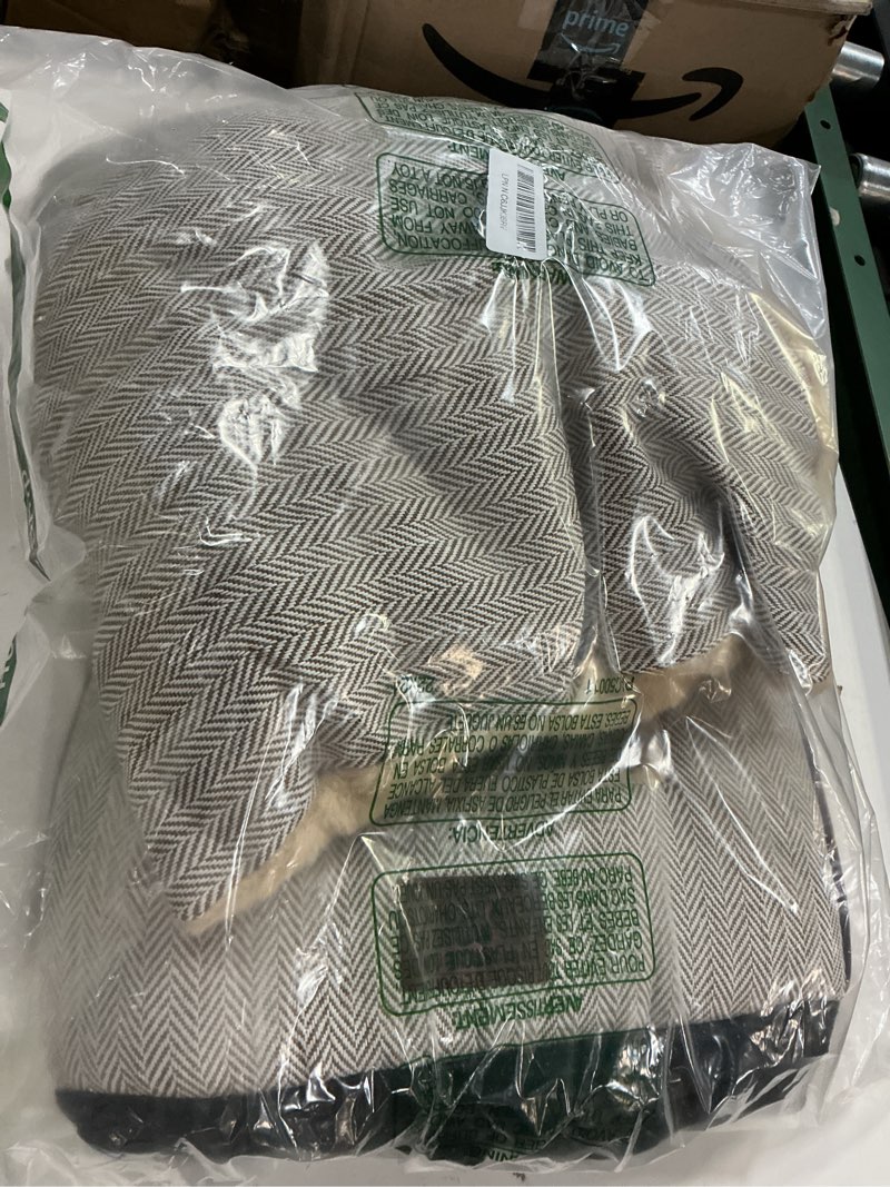 Condition photo showing Good Condition for windracing cat bed for indoor cats - cat cave beds cat house cat tent with removable washable cushioned pillow, soft kitten beds,cat beds & furniture, for small and medium pet bed m(15 x 15 x 15 inch) beige