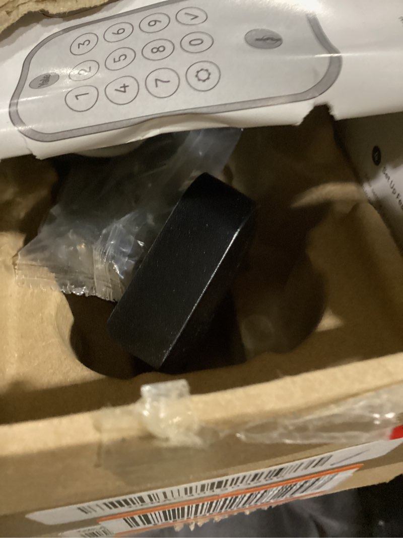 Condition photo showing As Is for Yale Assure Lock 2 Deadbolt, Black Suede Keypad Code Door Lock with Z-Wave and Back-Up Key for Front or Back Entry Door, YRD410-ZW2-BSP Black Suede Keyed