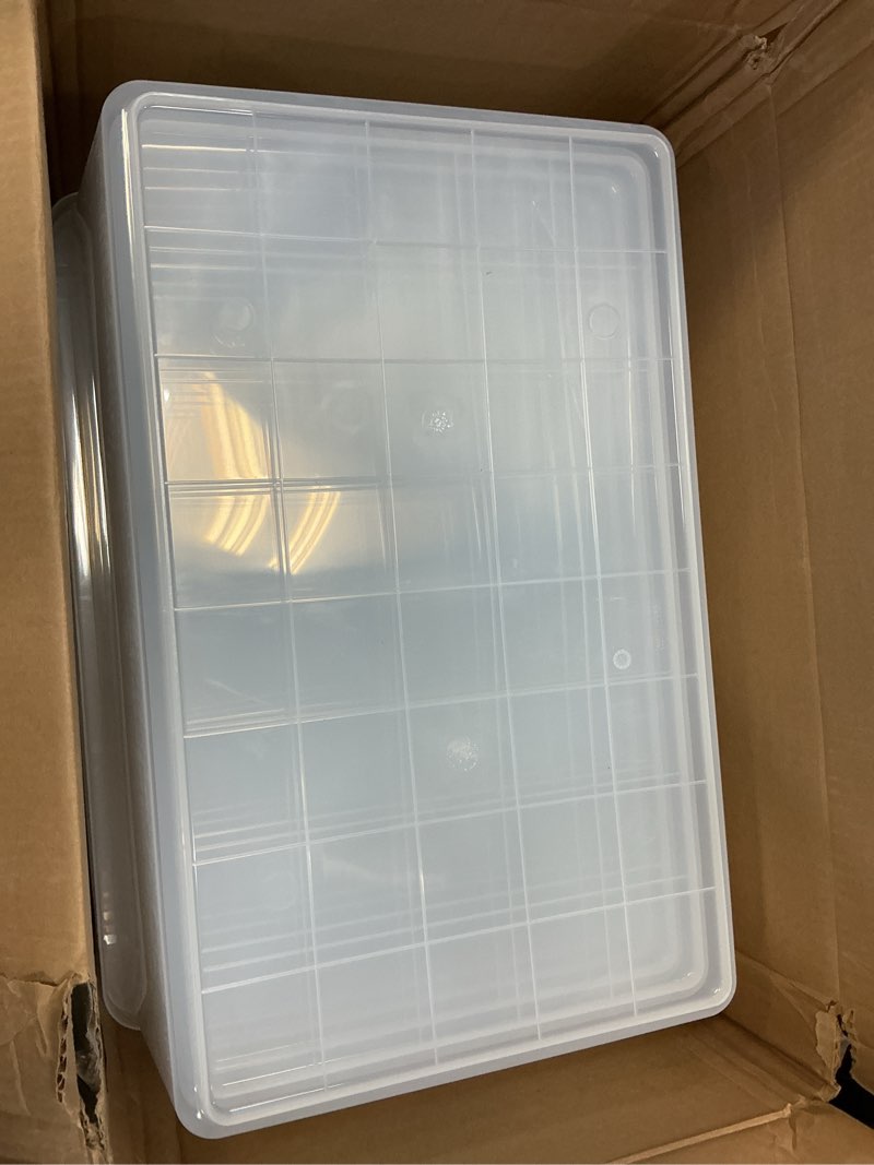 Condition photo showing Good Condition for iris usa 5pack 68qt/17gal clear view plastic storage bin with lid