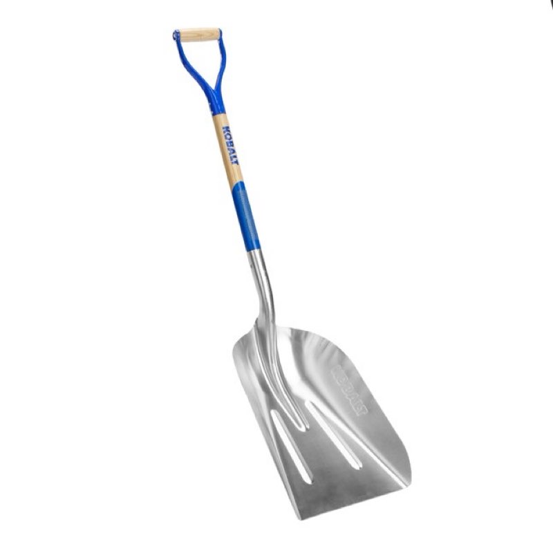 Kobalt 30-in Wood D-Handle Scoop