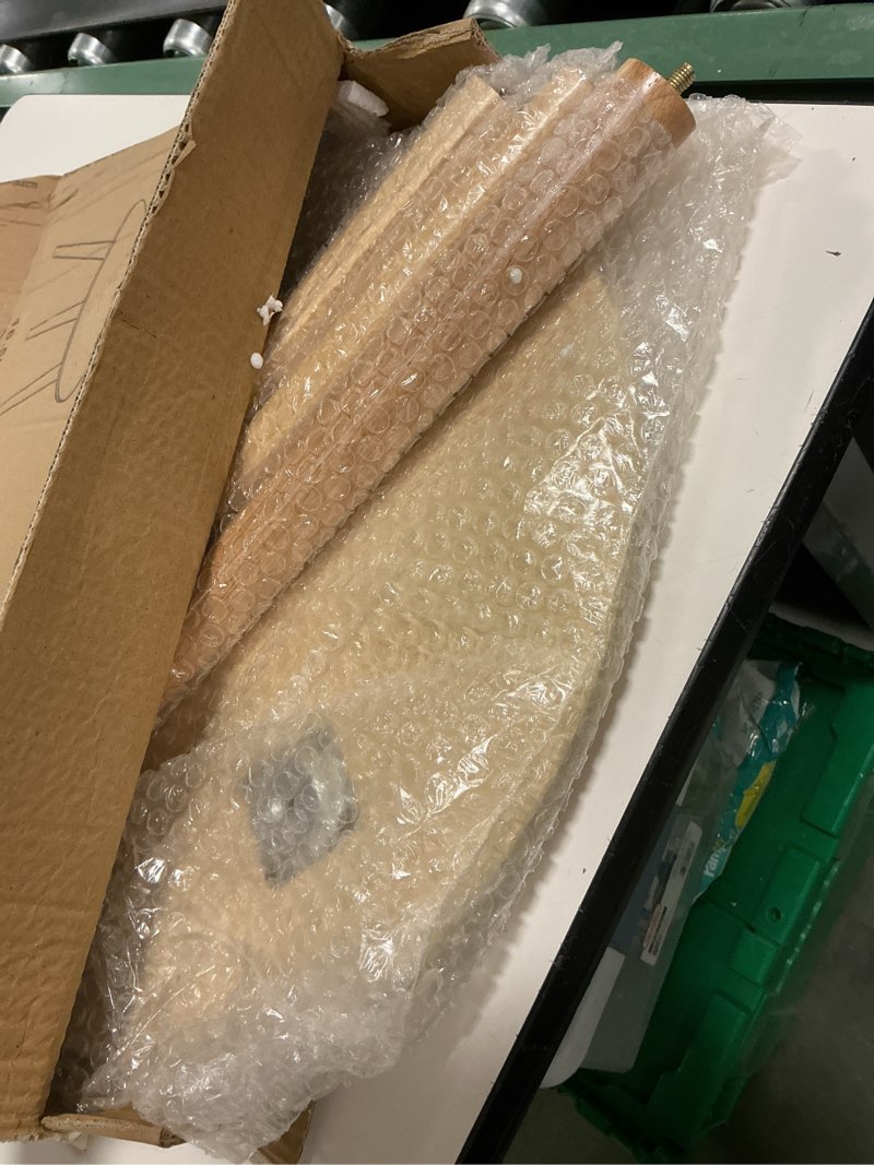 Condition photo showing Good Condition for Apicizon Small Round Side Table, Modern Light Wood Side Table Bedside Nightstand End Table for Small Spaces, Bedroom, Living Room, 16.5 x 20 Inches, Natural All Natural 1