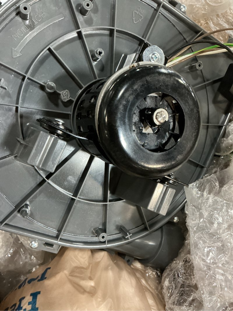 Condition photo showing As Is for climatek upgraded furnace exhaust inducer motor replaces carrier bryant 320725-756