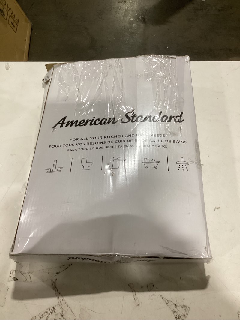 Condition photo showing Good Condition for American Standard Moments Wood White Elongated Soft Close Toilet Seat