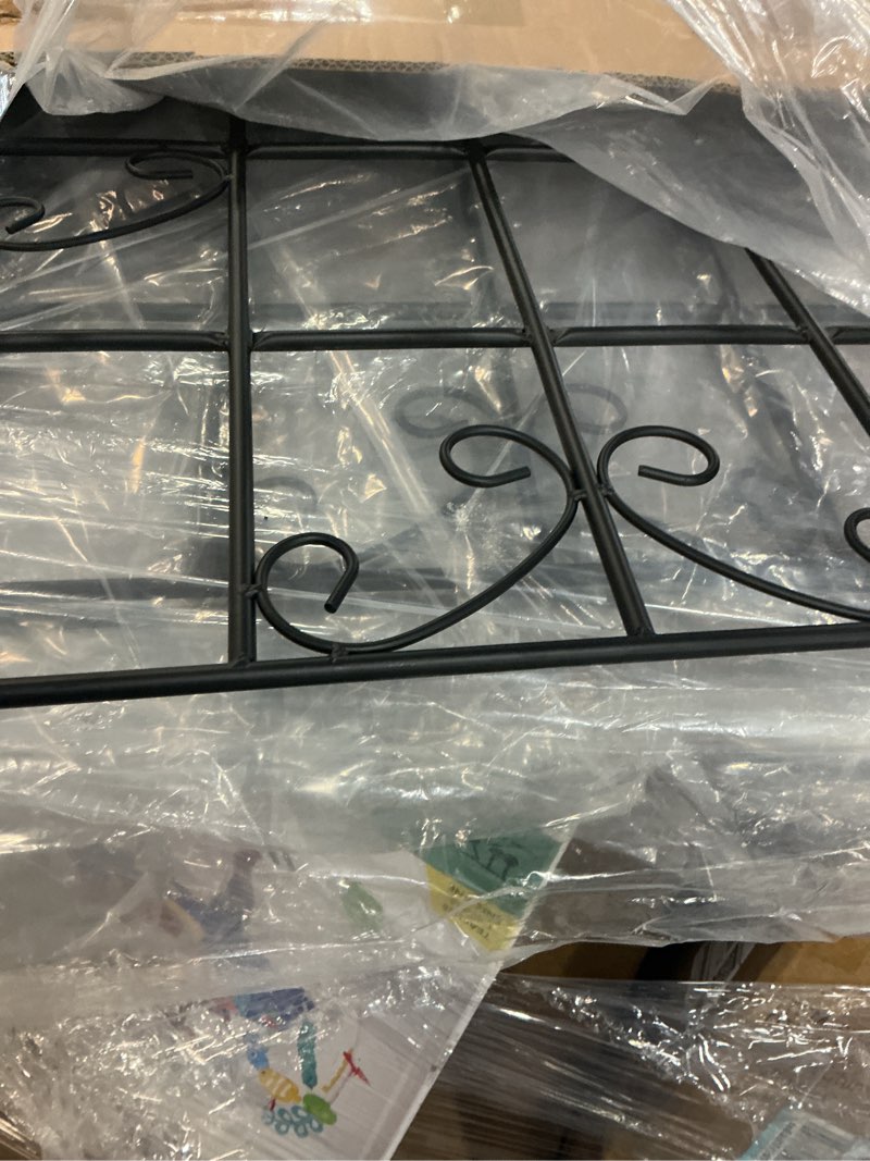 Condition photo showing New/Like New for yobazan metal garden trellis 71"x20", 2 pack plant support trellis | metal heavy-duty for roses clematis cucumber beans vines patio lawn courtyard outdoor climbing plant support