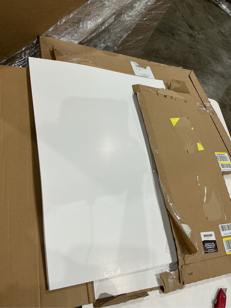Condition photo showing Good Condition for school smart railroad poster board paper, 22 x 28 inches, 6-ply, white, pack of 25 white 6-ply, pack of 25