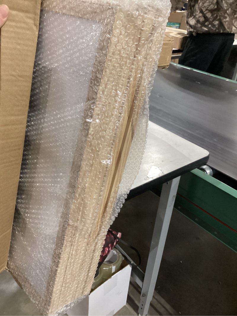 Condition photo showing New/Like New for upsimples 16x20 Picture Frame Set of 5, Display Pictures 11x14 with Mat or 16 x 20 Without, Wall Gallery Poster Frames, Natural Natural 16x20