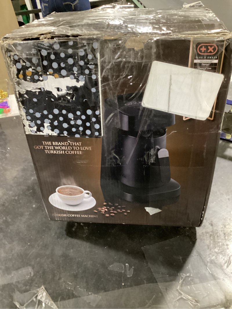 Condition photo showing Good Condition for arzum okka jet automatic turkish coffee maker, 5 cups, black/copper (ok0017-ul), 400 watts