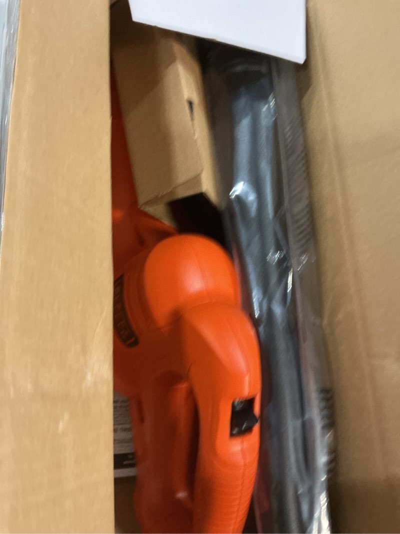 Condition photo showing New/Like New for black+decker cordless leaf blower with battery and charger 20v max, electric leaf blower 130 mph air speed, lightweight design (lsw221) 20v sweeper