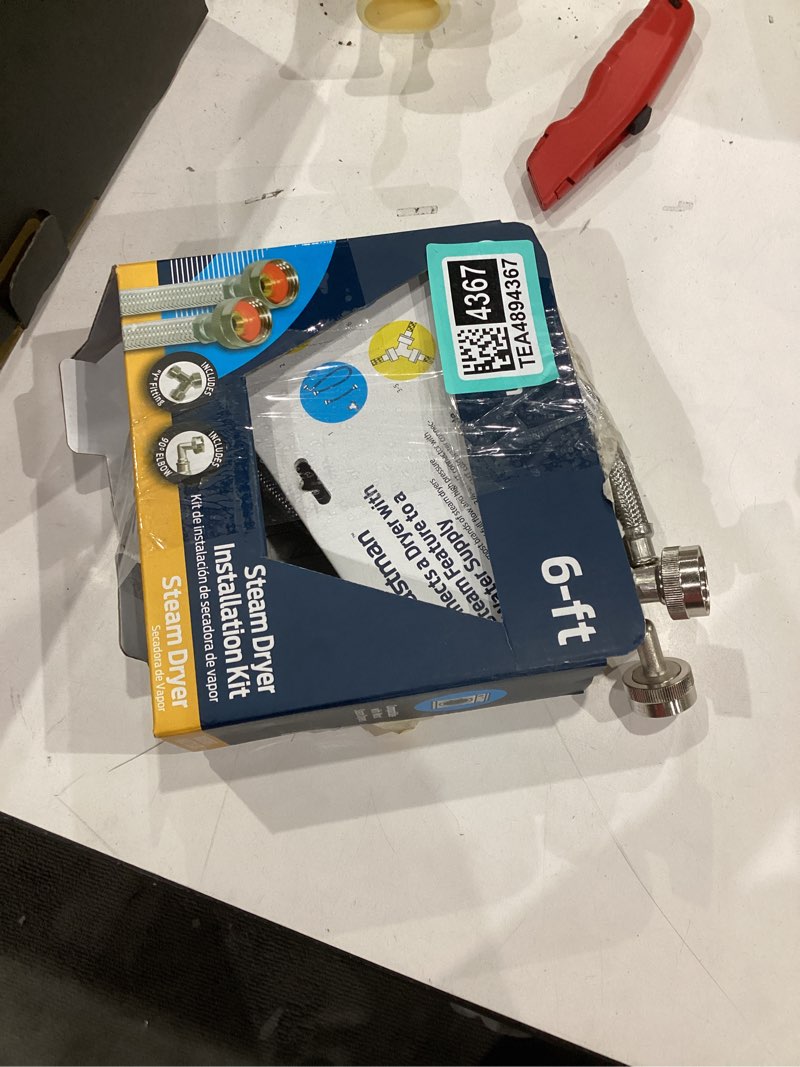 Condition photo showing As Is for eastman steam dryer water installation kit-item#375855 model#98538 upc#091712985389