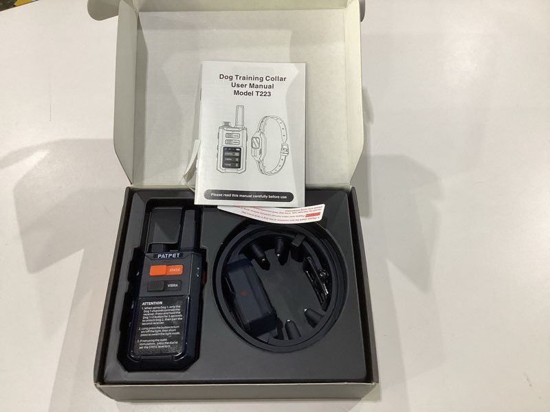 Condition photo showing Good Condition for PATPET Dog Training Collar with Remote - 4200FT E Collars for Dogs Training for Large Medium Dogs, Rechargeable Waterproof Electric Dog Collar with 4 Training Modes & Night Lights Blue 1 Collar