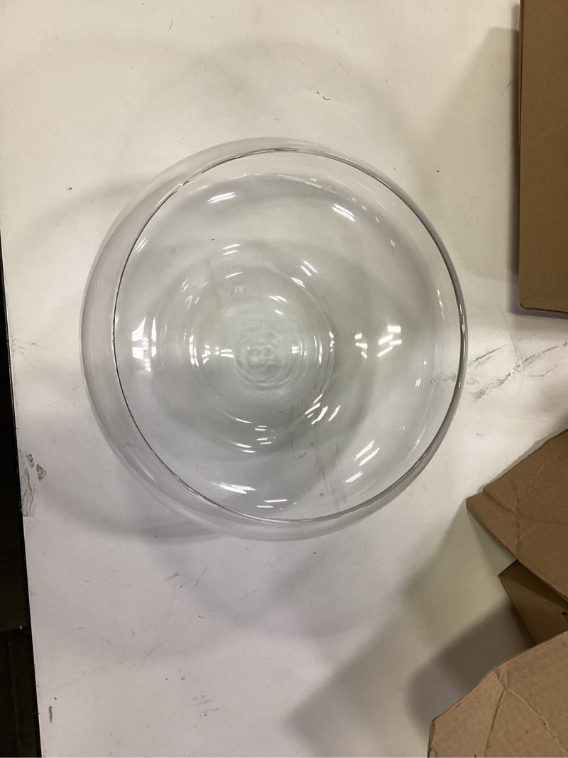 Condition photo showing Good Condition for Baderke Hydroponic Planter Lotus Flower Pot Planter Lotus Bowl Clear Glass Fish Bowl Vase for 