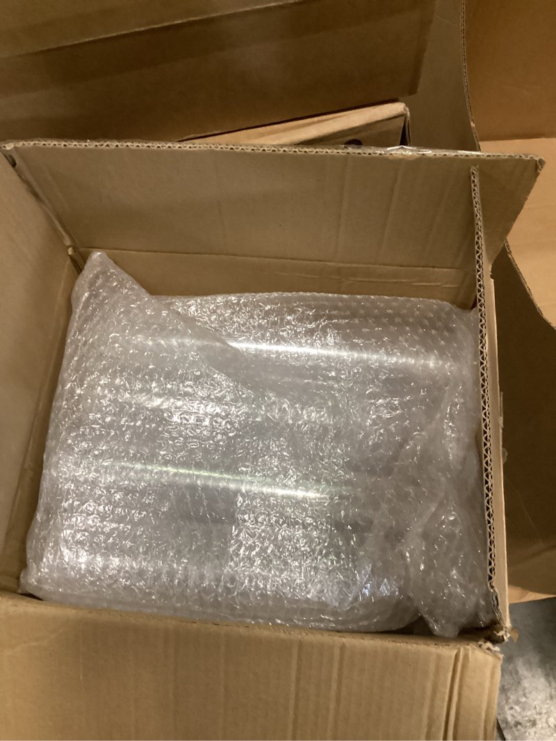 Condition photo showing New/Like New for surehome plastic champagne flutes 200 pack champagne glasses disposable mimosa glasses 5 oz crystal clear plastic flutes for party drinking cocktail cups acrylic wedding toasting glasses flutes bulk clear 200 count (pack of 1)