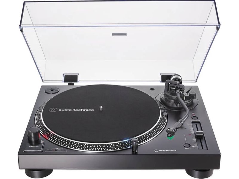 Audio-Technica LP-120XUSB Manual direct-drive turntable with USB output and built-in phono preamp (Black)