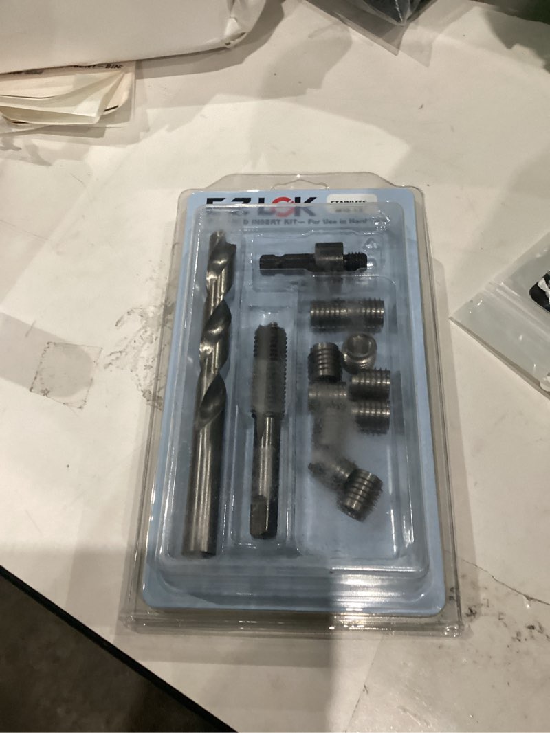 E-Z LOK Threaded Insert Installation Repair Tool Kit for Hard Wood - Includes Stainless Steel Thread
