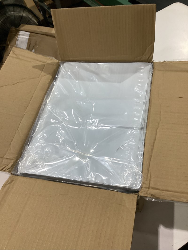 Condition photo showing New/Like New for fuxury poly mailers 14.5x19\" 500pcs bulk shipping bags for clothing strong adhesive shipping envelopes waterproof heavy duty packaging mailing bag for small business white polymailers white 14.5x19'' 400pcs